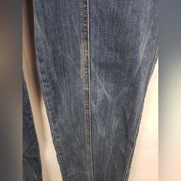Judy Blue Elastic High Waist Vintage Medium Washed Straight Leg Jeans Sz 5/27 - Picture 6 of 12